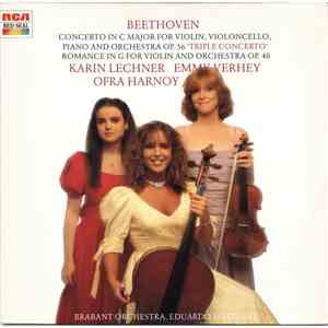 Beethoven, Karin Lechner, Ofra Harnoy, Emmy Verhey - Concerto In C Major For Violin, Violincello, Piano And Orchestra Op. 56, "Triple Concerto" / Romance In G For Violin And Orchestra Op. 40 download free