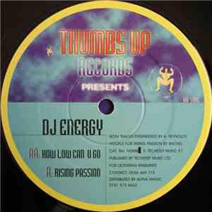 DJ Energy - Rising Passion / How Low Can U Go download free