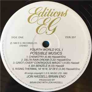 Jon Hassell / Brian Eno - Fourth World Vol. 1 - Possible Musics download free