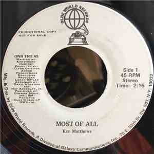 Ken Matthews  - Most Of All download free