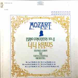 Mozart - Lili Kraus, Stephen Simon , The Vienna Festival Orchestra - Piano Concertos Vol. II download free