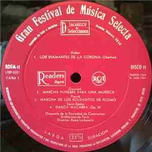 Orquesta De La Sociedad De Conciertos Sinfónicos De Paris - Gran Festival De Música Selecta - 11 download free