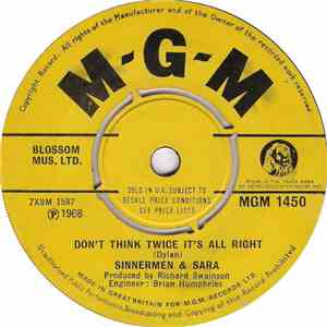 Sinnermen & Sara - Don't Think Twice It's All Right download free