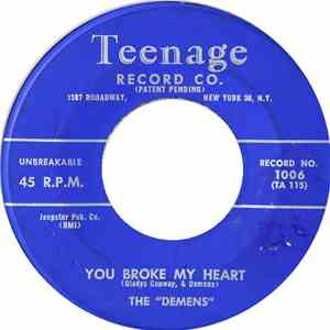 The Demens - Take Me As I Am / You Broke My Heart download free